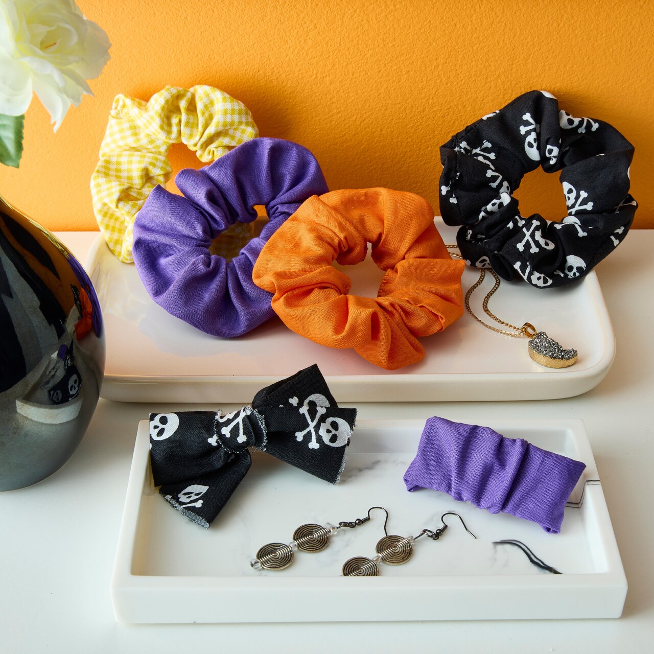 Sunday Event: Halloween Scrunchies featuring Bernatex Fabric